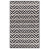 Jaipur Rugs Soft Interlocking Geometric Wool Dhurrie Rug White 5x8 ft