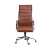 Ettorez  Global Hb Stylish Sleek Leatherette Office Chair In Tan Colour