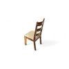 Newport Sheesham Wood   Set of 2 Dining Chairs in Jute Beige     TEAK FINISH