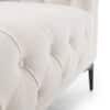 Bellmore 3 Seater Tufted Woven Chesterfield Sofa Acron White