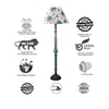Devansh Wooden Floor Lamp