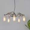 Nolan 5 Light White Glass Chandelier