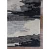 Nyah Dark Gray Abstract Hand-Tufted Viscose 6X4 Feet Carpet