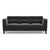 Lewis Sofa (Colour : Pebble Grey, Cushion : Soft, Seater : 3+1+1)