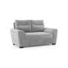 Adelaide Essential 2 Seater Fabric Sofa In Granite Weave