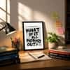 The Castle Decor What If It All Works Out Motivational Wall Art 8x12 Inch