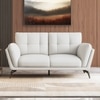 Vetra 2 Seater Leather Sofa In White