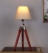 Thapki Table Lamp in Brown Shade