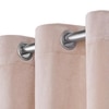 Stoa Paris Velvet Long Door Curtains, Premium Dim-Out Curtain for Pack of 1, Date Night - Parisian Blush