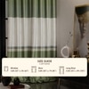 Stoa Paris Satin Curtain for Door, 70% Blackout Curtains, Sun Protection, Set of 1, Versailles - Majestic Meadow