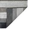 Athena Charcoal Solid Woven Wool 5X3 Feet Carpet