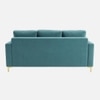 Arab Velvet 3 Seater Sofa T Blue Color