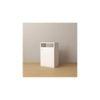 Emi Engineered Wood Bedside Table in White Finish