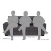 Adelaide Sofa Set (Colour: Steel Grey, Seater: 3+2+1+1)