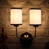 Devansh Metal Electric Wall Light in Gold Colour with Multi Shade Count of 2 Lights