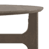 Cayman Wooden Top Coffee Table in Danish Walnut Finish
