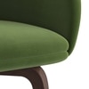 Meryl Fabric Lounge Chair in Olive Colour