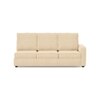 Apollo Sofa (Colour : Birch Beige, Cushion : Hard, Back Type : High Back, Seating Capacity : Left Aligned 3 Seater + Left Aligned Chaise + Ottoman)