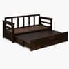 Shri Art Solid Wood Sofa Cum Bed in Provincial Teak