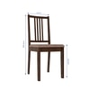 Monterey 4 Seater Dining Set with 1 Bench and 2 Chairs (Rubberwood, Dark Cappuccino Finish)