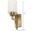 Eliante Modern Wall Lights Mild Steel & Glass Material Antique & White Finish