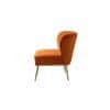 Rabel Accent Chair in Orange Colour