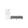 Palermo Click-Clack Sofa cum Bed in Grey Colour