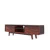 Ansal 2 Door 2 Shelves Tv Cabinet In Honey Oak Finish