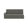 Apollo Compact Sofa (Colour : Ash Grey Velvet, Cushion : Hard, Back Type : High Back, Seating Capacity : Right Aligned 3 Seater + Right Aligned Chaise)