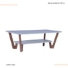 Amy Coffee Table in Frosty White Finish