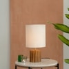 Doric Brown Handcrafted Table Lamp