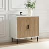 Velin Small Sideboard White Wood Effect