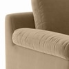 Esquel Luxe 2 Seater Fabric Sofa in Fawn Velvet Colour