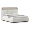 Valeria Upholstered Hydraulic Storage King Bed With 2 Bedside Tables