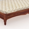 Cartier Solid Wood Queen Size Non Storage Bed In Brown Finish