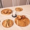 Ireka Homes Dinamate 8 Piece Acacia Wood Dinner Set