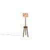 Heath Multicolour Cotton Shade Floor Lamp