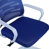 Iinea Mid Back Ergonomic Chair in Blue Colour