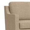 Abbey 3 Seater Fabric Sofa In Sandshell Beige Colour