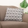 Margot Grey Cotton Cushion Cover 16X16  Inches