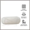 Eliteelegance Wood Ottoman With Upholstery Non Storage Sofa In White Colour