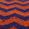 Jaipur Rugs Soft Chevron Wool 8x10 Feet Old Amethyst And Fiery Red Dhurrie Carpet
