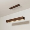 Synergy 48 Brown Solid Wood Single Hanging Light