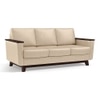 Corby Essential 3 Seater Fabric Sofa in Pearl Colour