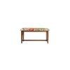 Fringor Solid Wood Bench In Provincial Teak Finish