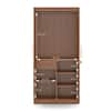 Kaarya Engineered Wood 2 Door Wardrobe in Wheat Brown Walnut Finish