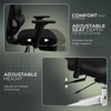 Imperia Pro Ergonomic High Back Study Chair with Headrest in Black Colour