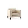 Lewis 1 Seater Fabric Sofa in Pearl Colour