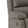 Lebowski Fabric Single Seater Recliner in Carbon Grey Colour