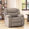 Atticus Single Seater Motorized Swivel Rock Recliner Premium Chenille Fabric